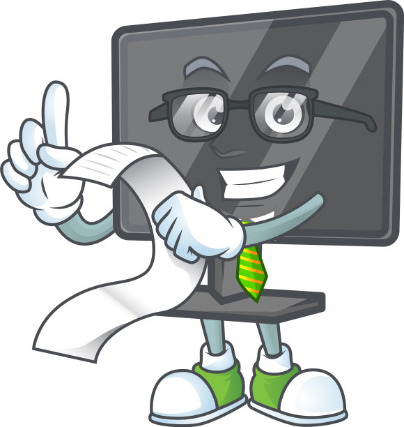 一个滑稽的脸字符电脑屏幕持有图片下载