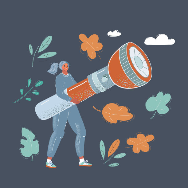 卡通女性口袋图片下载