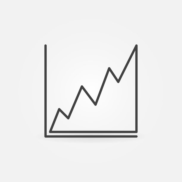 细线条极简概念图表图标图片下载