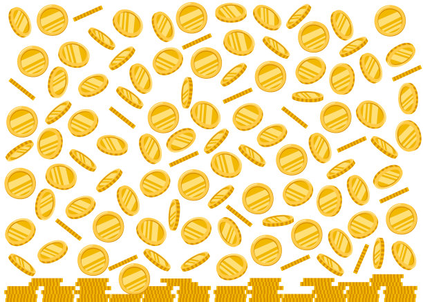 金币堆金币落金币金币图片下载