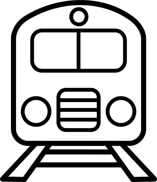 火车-交通图标设计模板图片下载