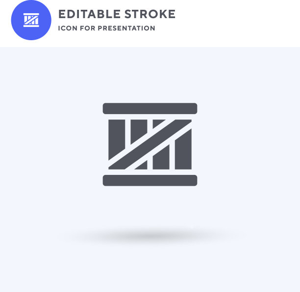 方框图标填充平面符号实心象形文字图片下载