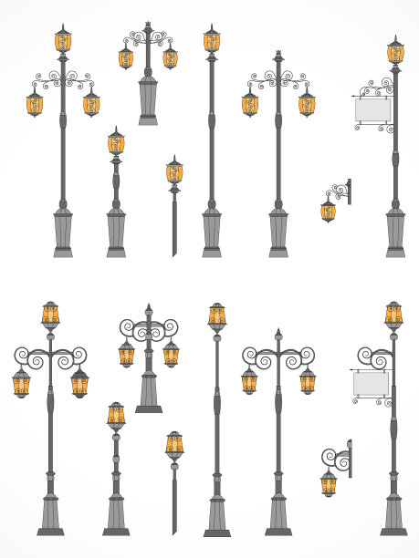 设置路灯图片下载