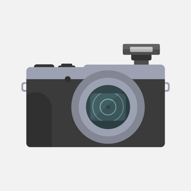 相机图标平图片下载