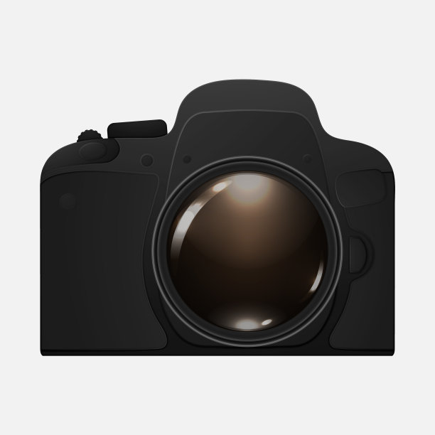 相机图标平图片下载