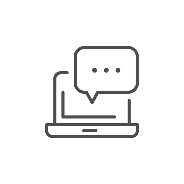 在线消息传递线性轮廓图标图片下载
