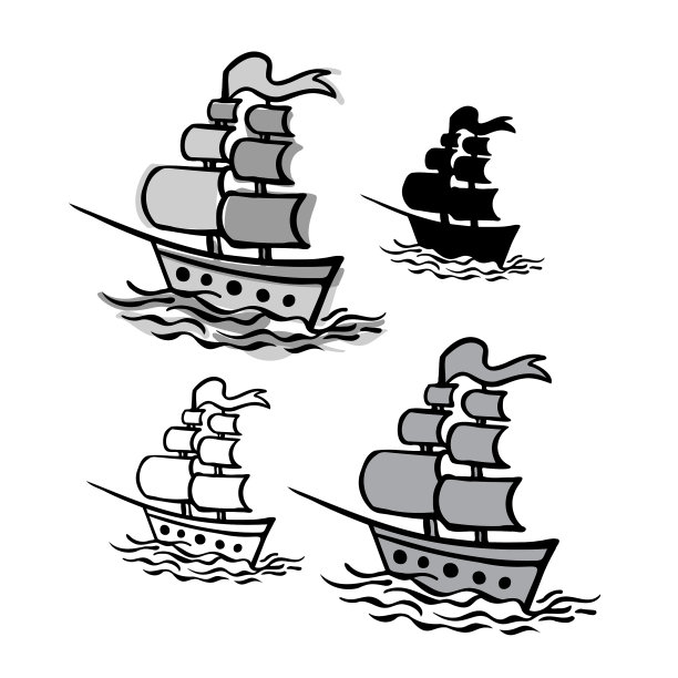 孤立设计船图片下载