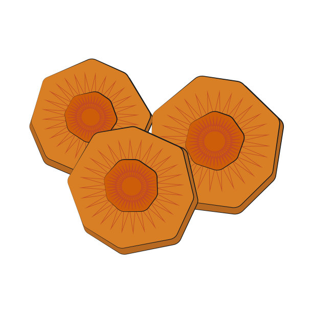 胡萝卜切成圈或片，生的多汁图片下载