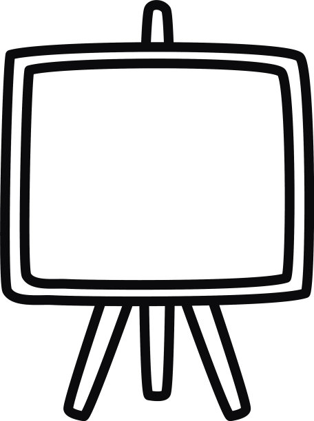 学校董事会图标线条风格图片下载