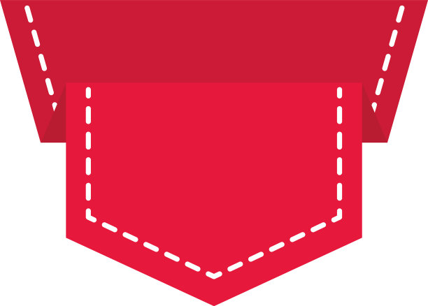 书签贴纸图标平坦风格图片下载