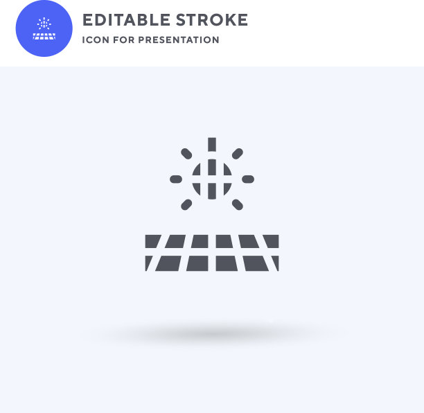 舞池图标填充平面标志固体图片下载