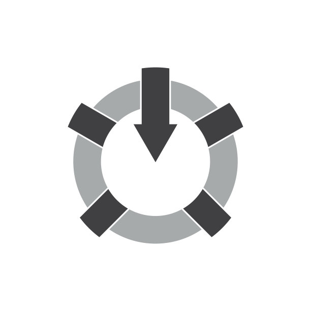 下载圆形箭头几何标志图片下载