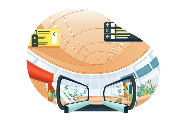 现代机场室内设计理念图片下载