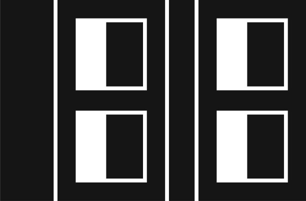 建筑风格简约，用砖砌石图片下载