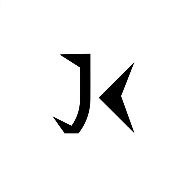 JK或KJ字母logo设计图片下载