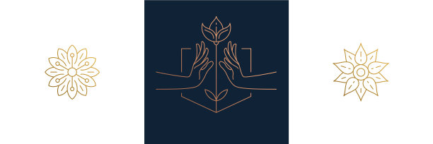 线条女性化装饰设计元素图片下载