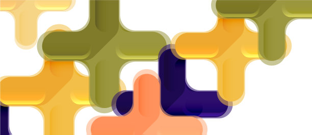 光滑的多色塑料风格交叉图片下载