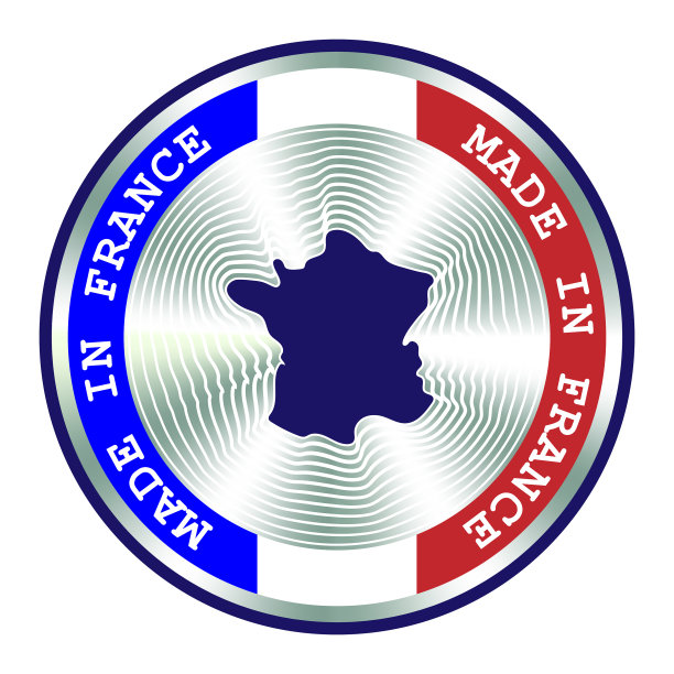 法国制造的圆形全息标志图片下载