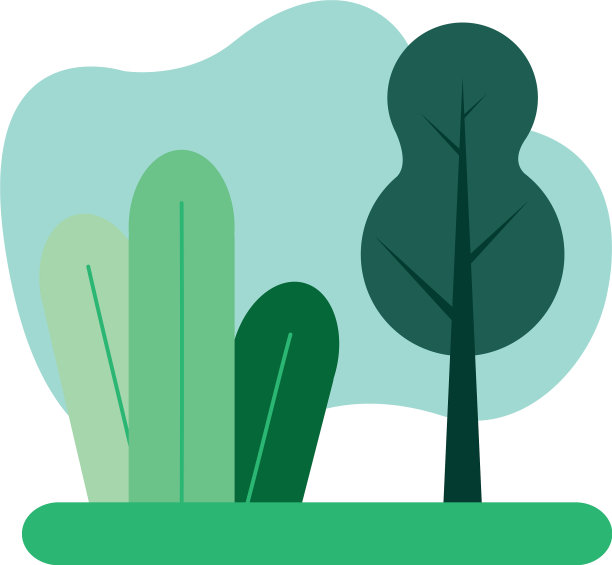 森林景观自然景观图标图片下载