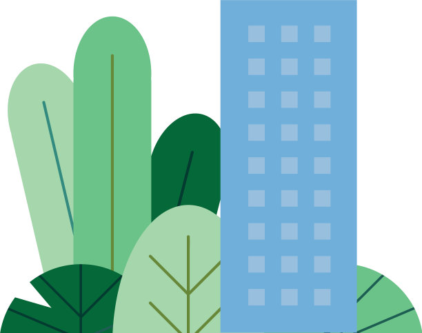 建设城市景观，种植城市景观图片下载