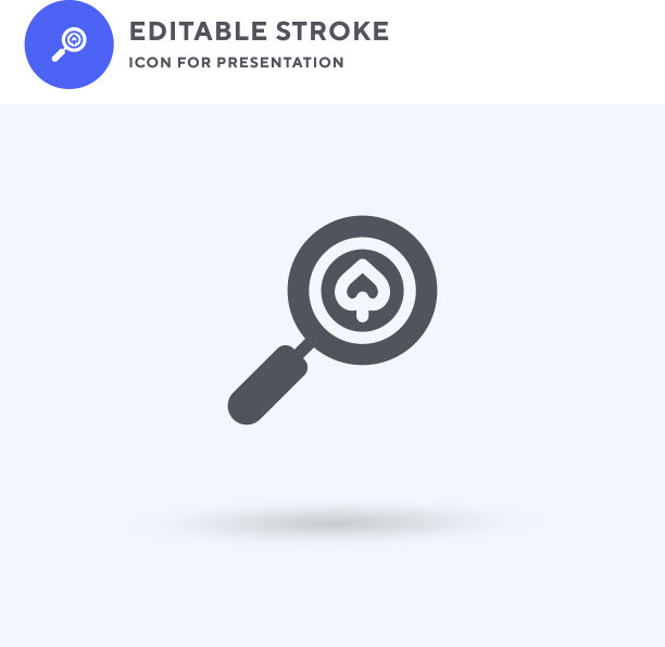 黑桃图标填充平面标志实心图片下载