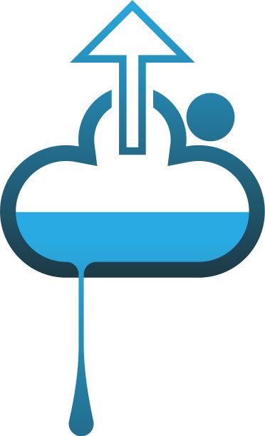 向上云图标标志设计理念图片下载