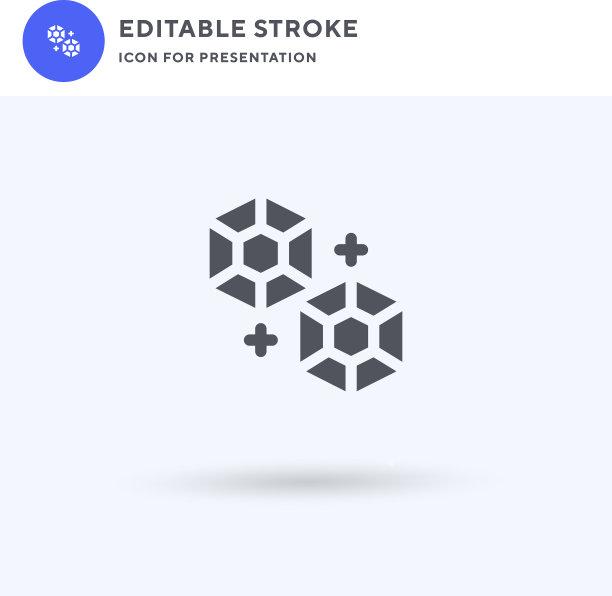 菱形图标填充立体平面标志图片下载