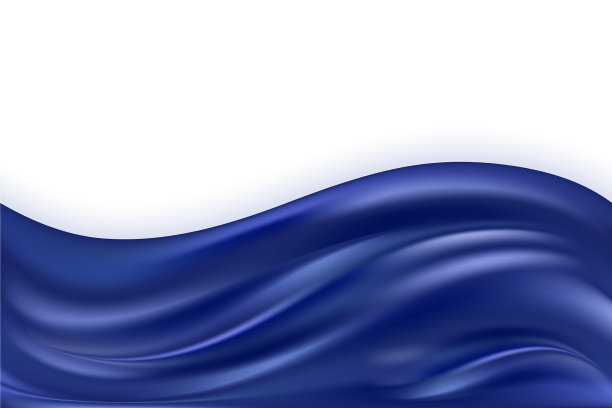 蓝丝波光粼粼，缎子纹理闪闪发光图片下载