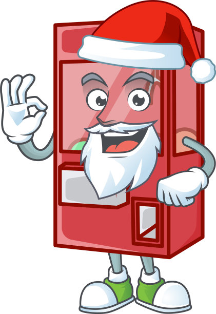 一个可爱的圣诞老人玩具爪机吉祥物图片图片下载