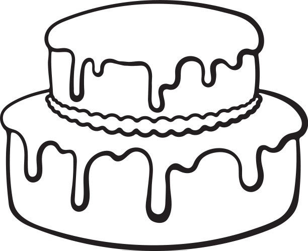 双层奶油蛋糕图片下载