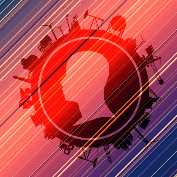 圈与行业相关的轮廓图片下载