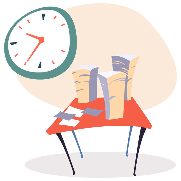 把文件堆在办公桌上图片下载