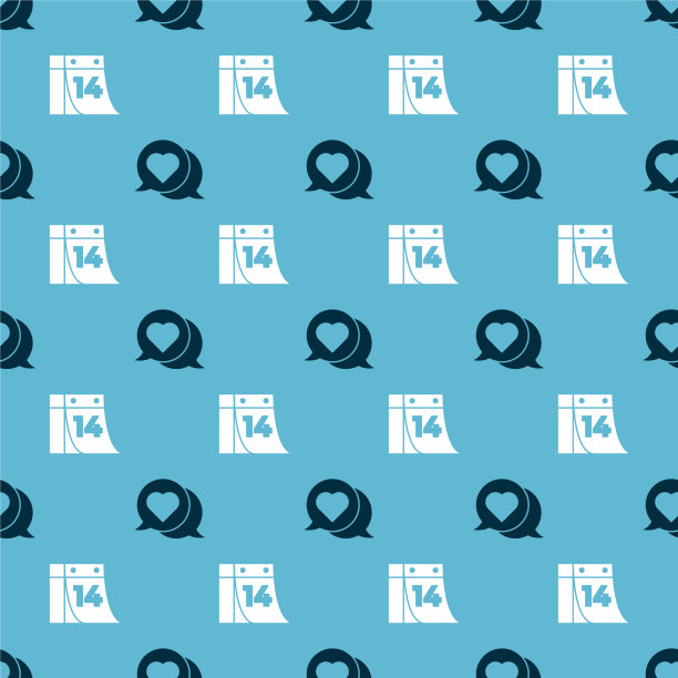 把心放在演讲泡泡和日历上图片下载