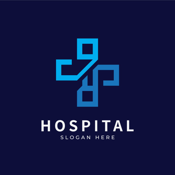 健康标志与首字母或或或标志图片下载