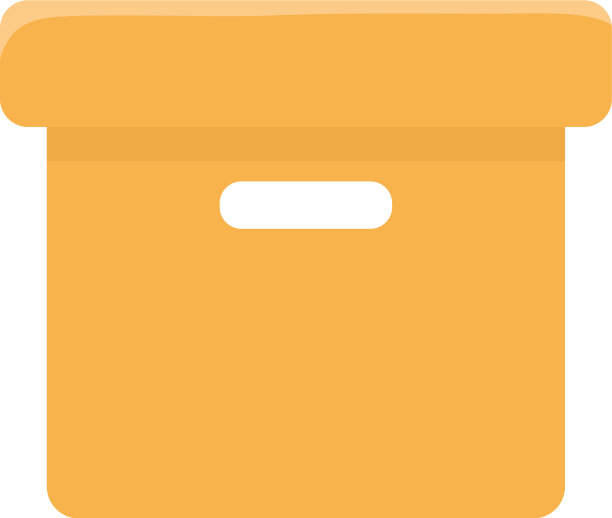 纸箱空箱交货货物孤立图标图片下载