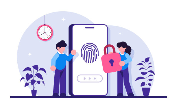 指纹认证概念图片下载