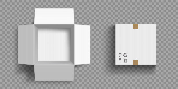打开和关闭纸板箱模拟图片下载