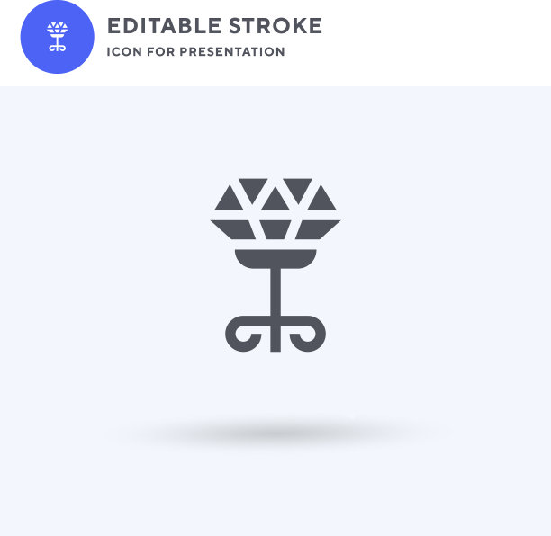 耳环图标填平标志实图片下载