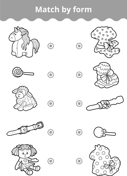 配对游戏，教育游戏，儿童连接图片下载