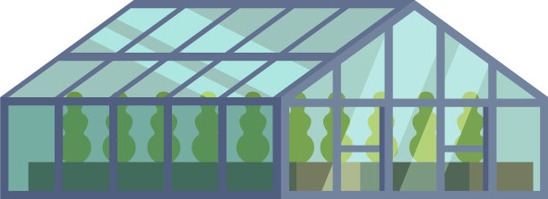 温室玻璃幕墙农业建筑图片下载