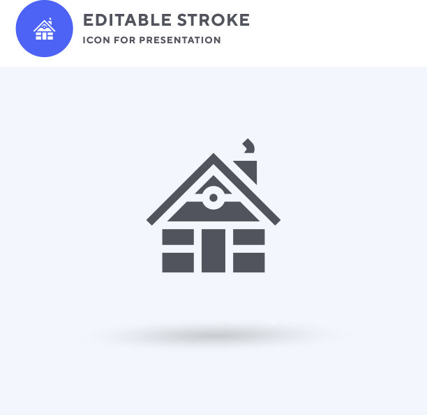 客舱图标填充平坦标志实心图片下载