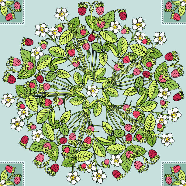 草莓卡通手绘图片下载