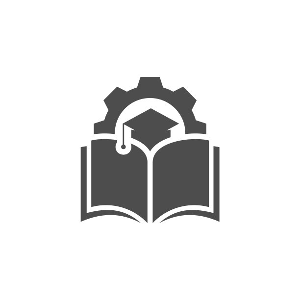 教育标志图标齿轮概念设计图片下载