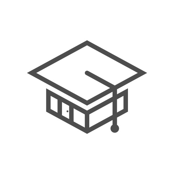 教育标志图标设计屋概念设计图片下载