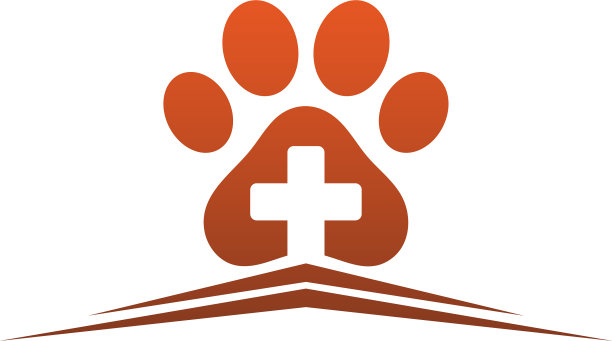 狗的足迹标志社区图标设计概念图片下载