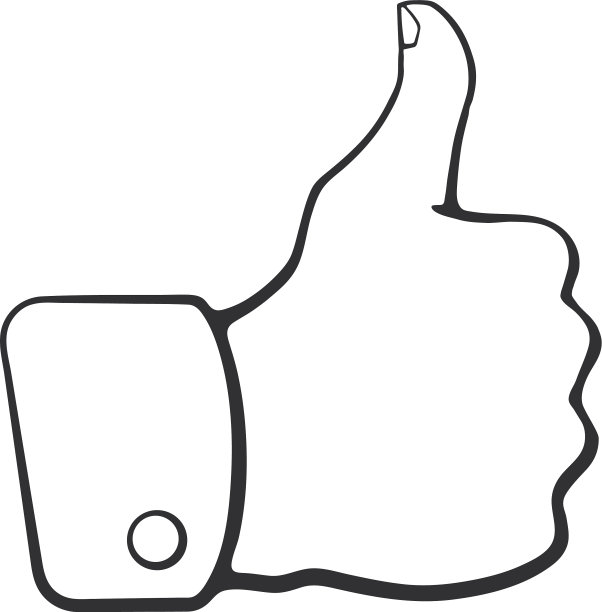 大拇指向上的符号就像涂鸦图片下载