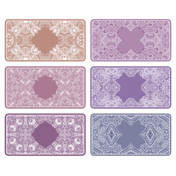 设置抽象的装饰性自然框架图片下载