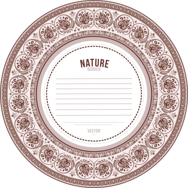 抽象观赏性民族圆图片下载