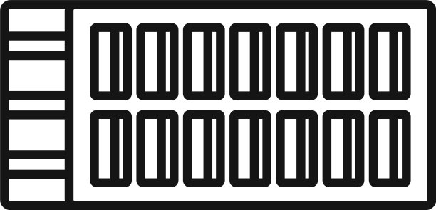 建筑砖图标轮廓风格图片下载