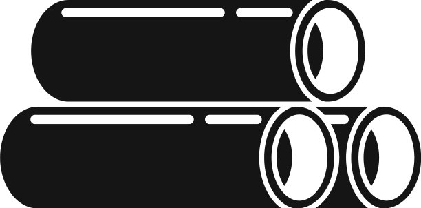 钢结构管道图标简约风格图片下载